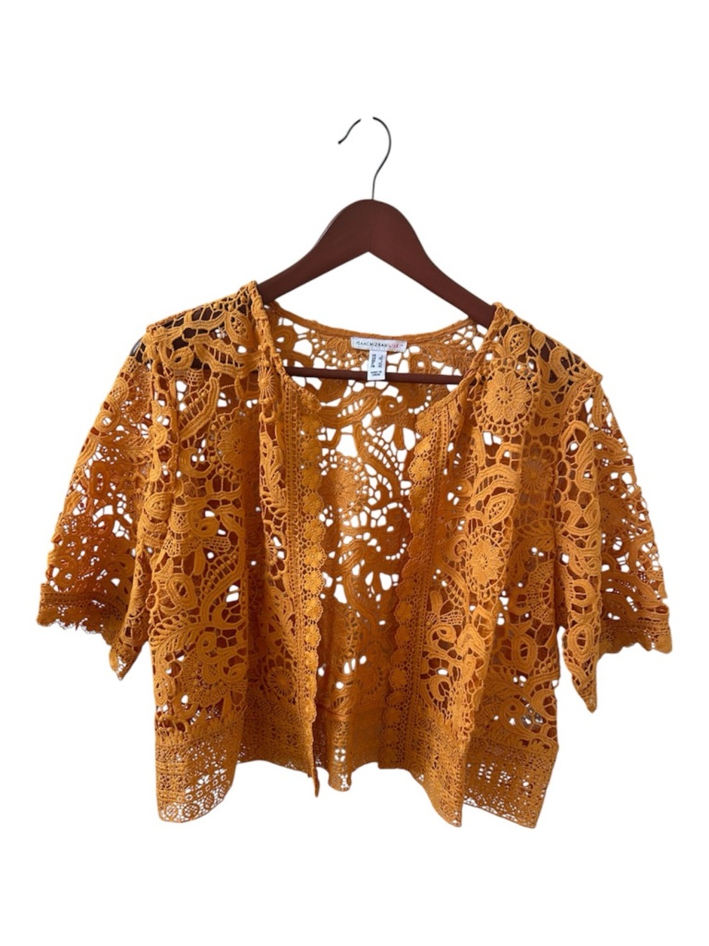Isaac Mizrahi Live! Embroidered
Mesh Cardigan